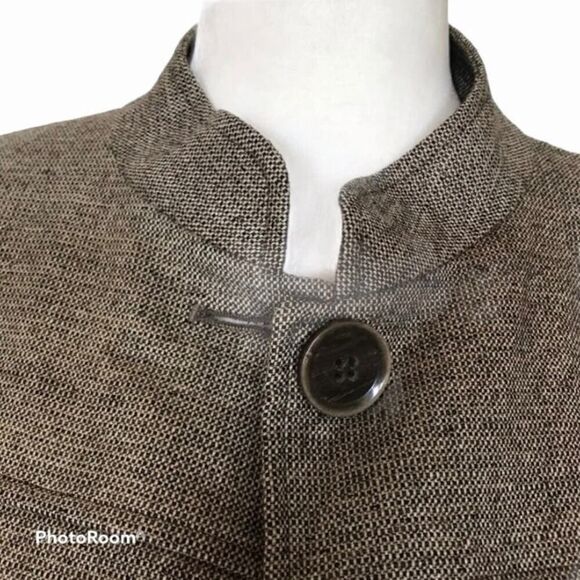 Lafayette 148 Tweed Wool Blend Blazer/Jacket Size 10P - Picture 3 of 13